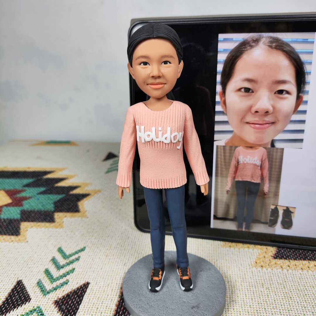 客制化人物公仔 人偶 3D人像画 似颜绘 肖像 定制 生日 纪念 礼物 - 玩偶/公仔 - 粘土 多色