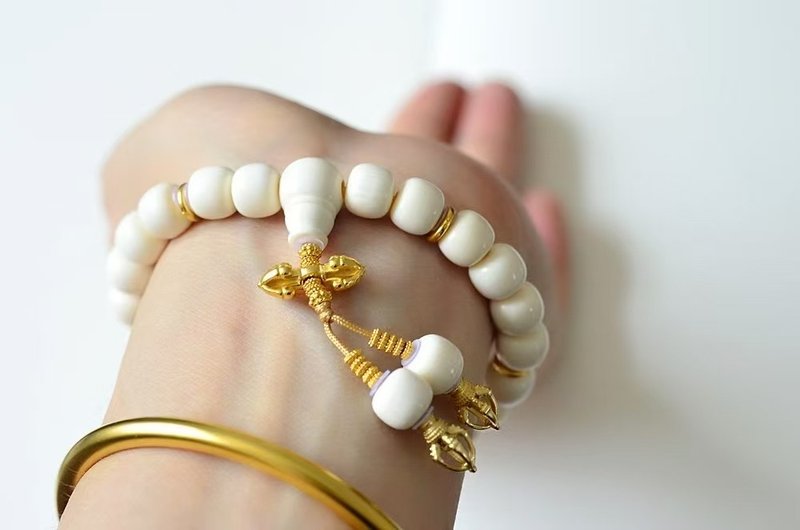 西伯利亚 猛犸化石  MT-20250711-032 - 手链/手环 - 宝石 