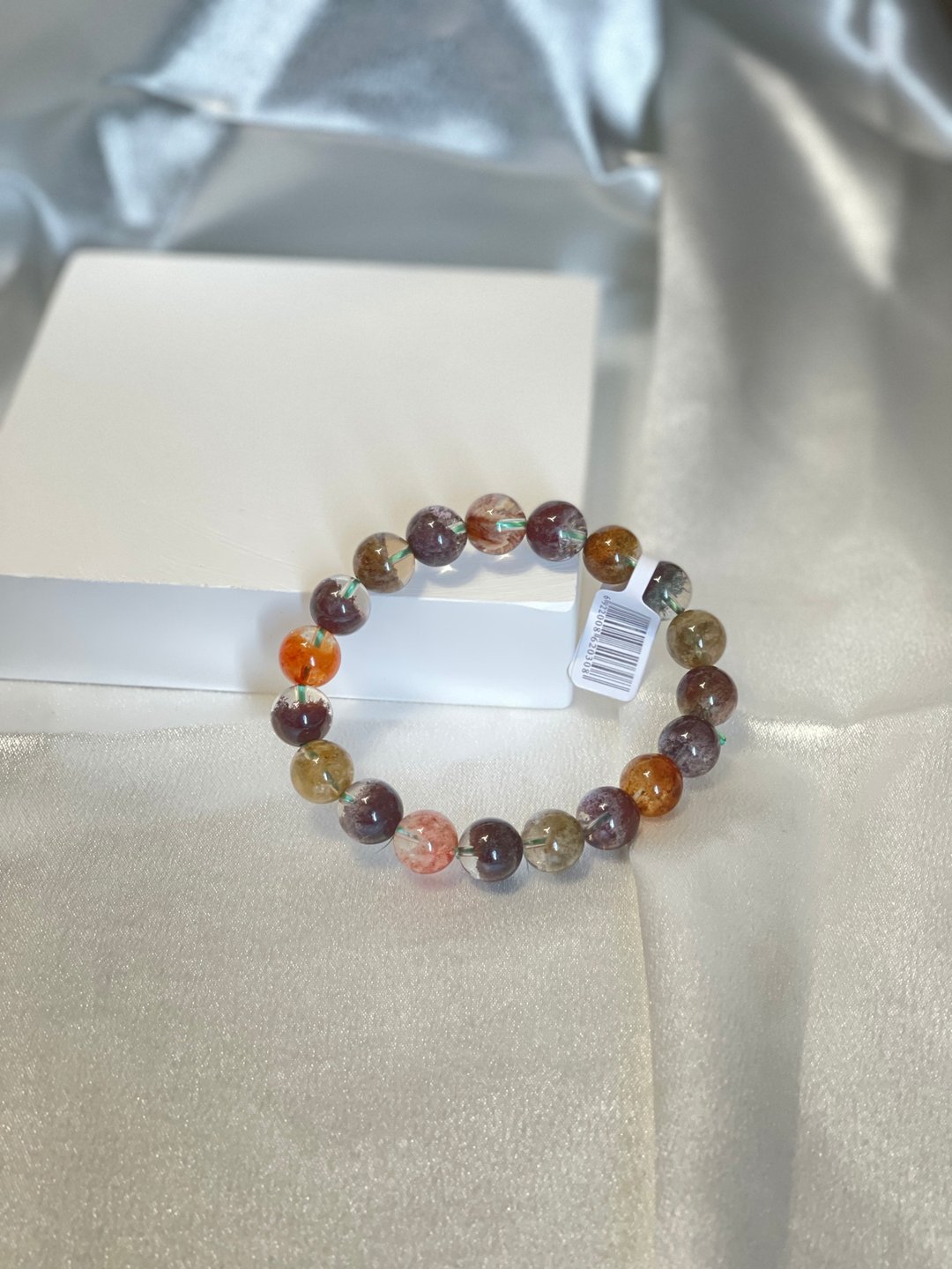 巴西天然聚宝盆彩幽灵手链 - 手链/手环 - 水晶 多色