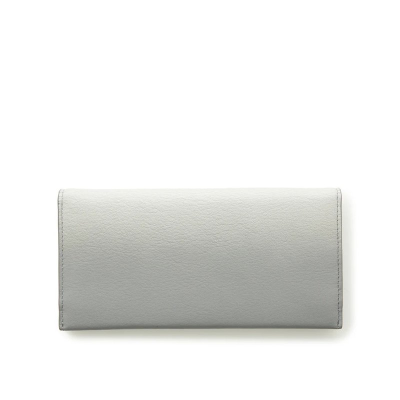 Soft Edge 长夹-夜樱 - 皮夹/钱包 - 真皮 灰色
