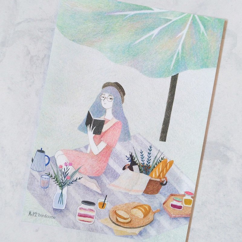 春日野餐 / 明信片 - 卡片/明信片 - 纸 