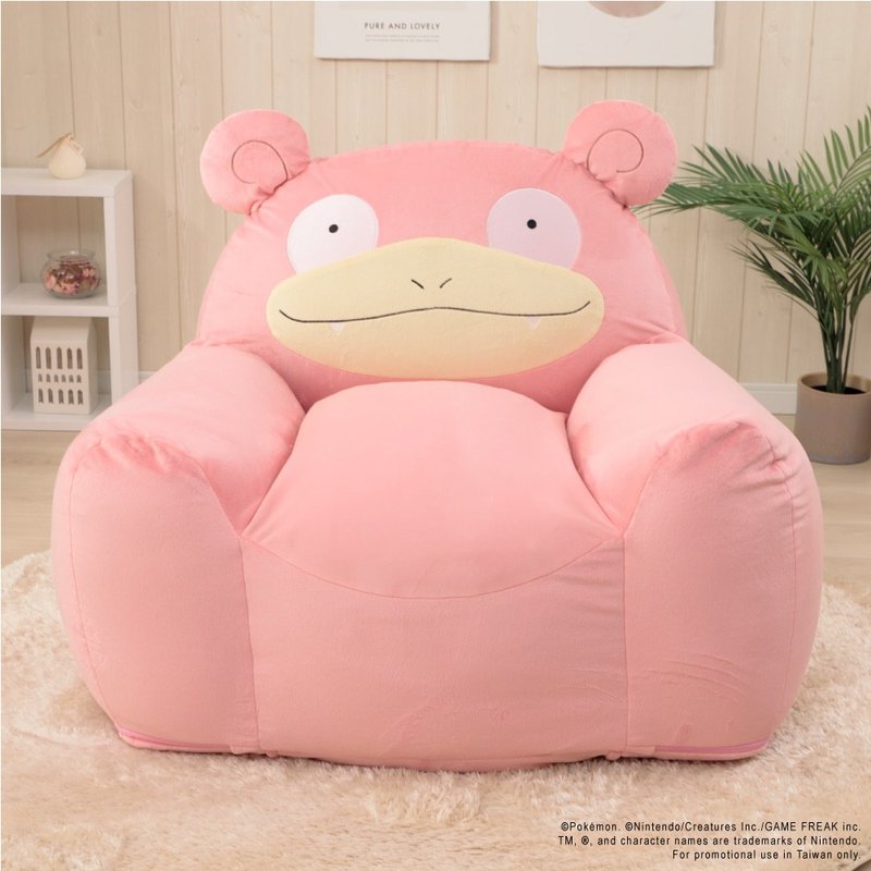 【CELLUTANE】 A907 宝可梦 呆呆兽懒骨头沙发 - 椅子/沙发 - 其他材质 粉红色