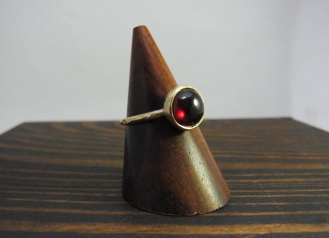 stone ring K10 - 戒指 - 其他金属 金色