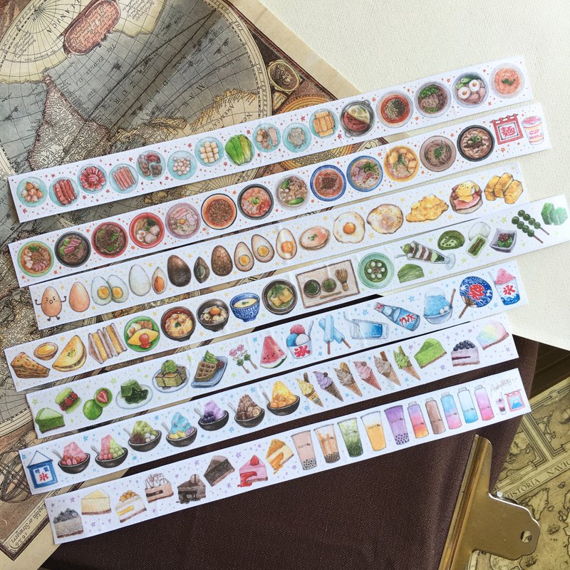 吃货备忘录 纸胶带 - 纸胶带 - 纸 