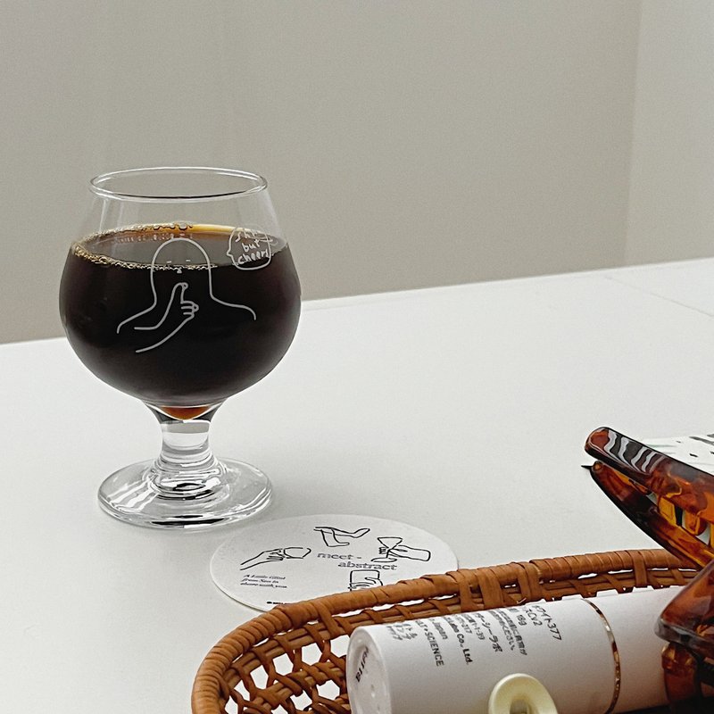 啊HEA shh干杯 玻璃杯水果杯 葡萄酒杯 - 玻璃杯 - 玻璃 