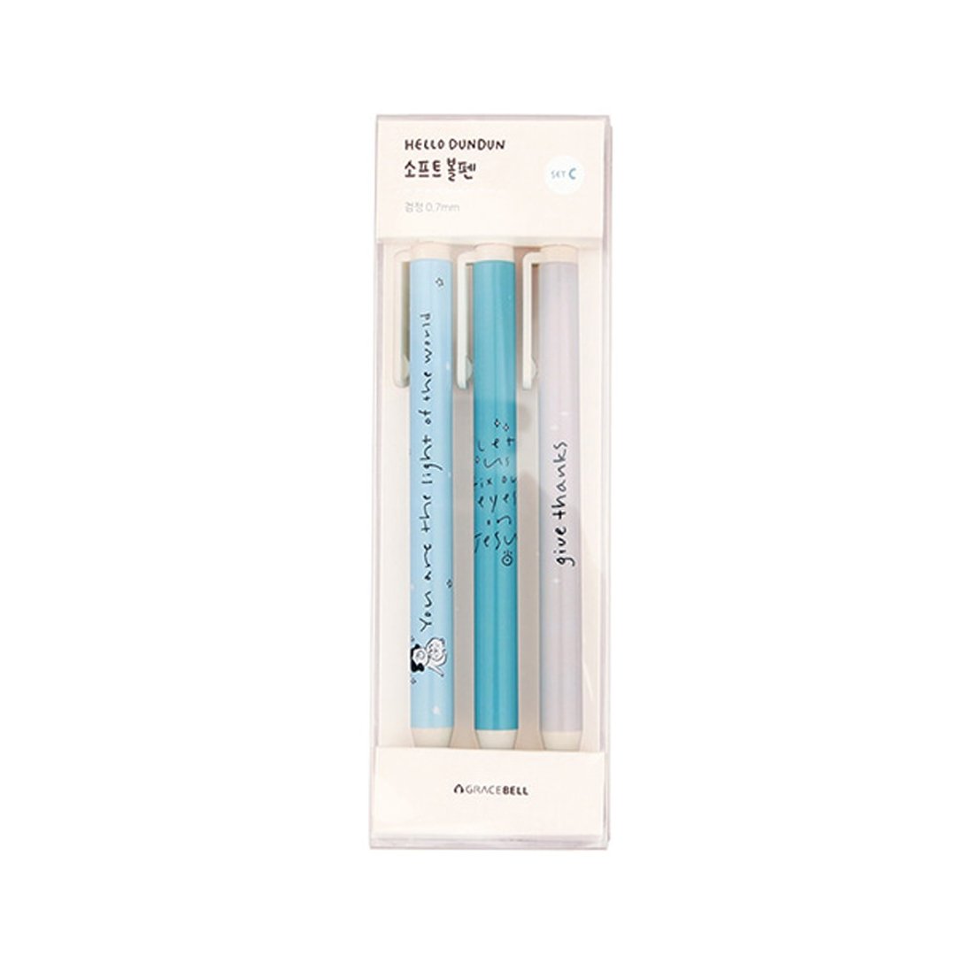 Hello DunDun 啰登登系列  励志原子笔 礼盒组 C set - 圆珠笔/中性笔 - 塑料 