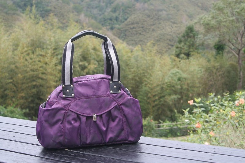 迷幻紫时尚肩背包 - 侧背包/斜挎包 - 其他材质 紫色