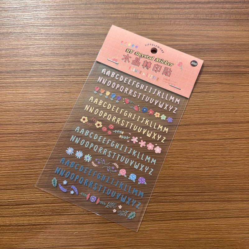 水晶转印贴 | 字母系列 | Littdlework - 贴纸 - 其他材质 多色