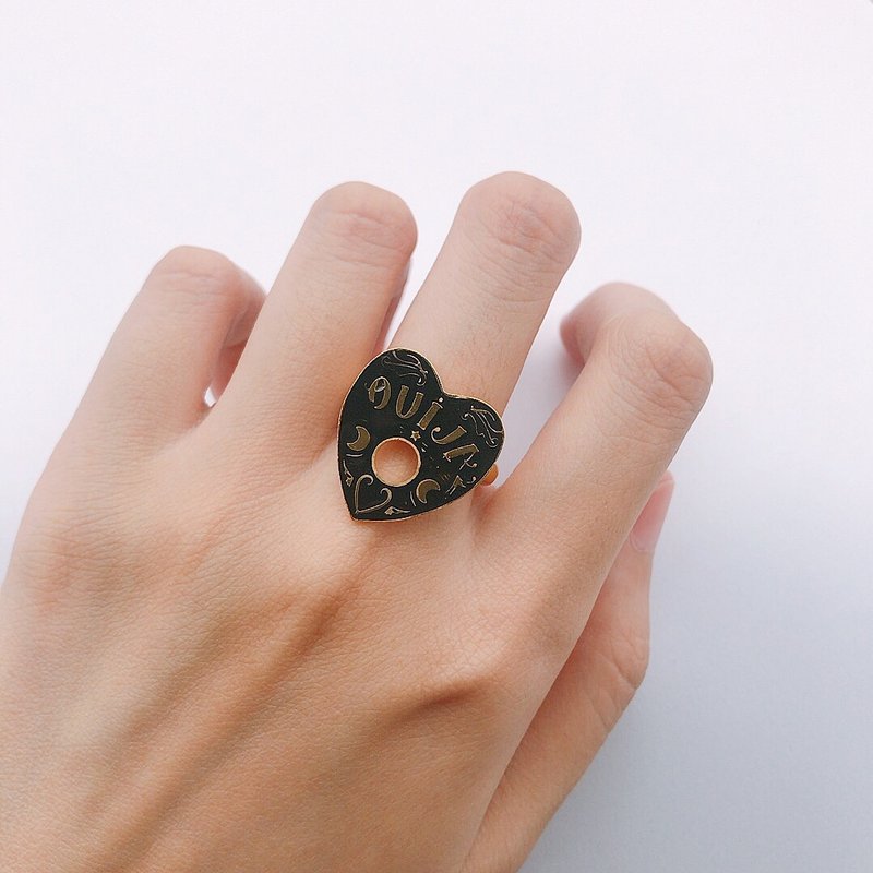 预言家 | 神秘系列 戒指 - 戒指 - 珐琅 黑色