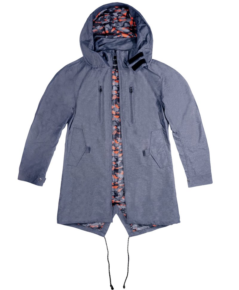 FoolsDay 旅行抗水外套 - 女装西装外套/风衣 - 尼龙 蓝色