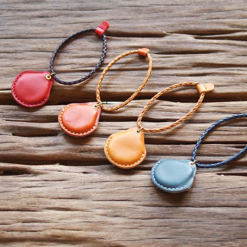 大楼磁扣/感应扣皮套/日本制编织皮绳/栃木牛革Made by HANDIIN - 其他 - 真皮 