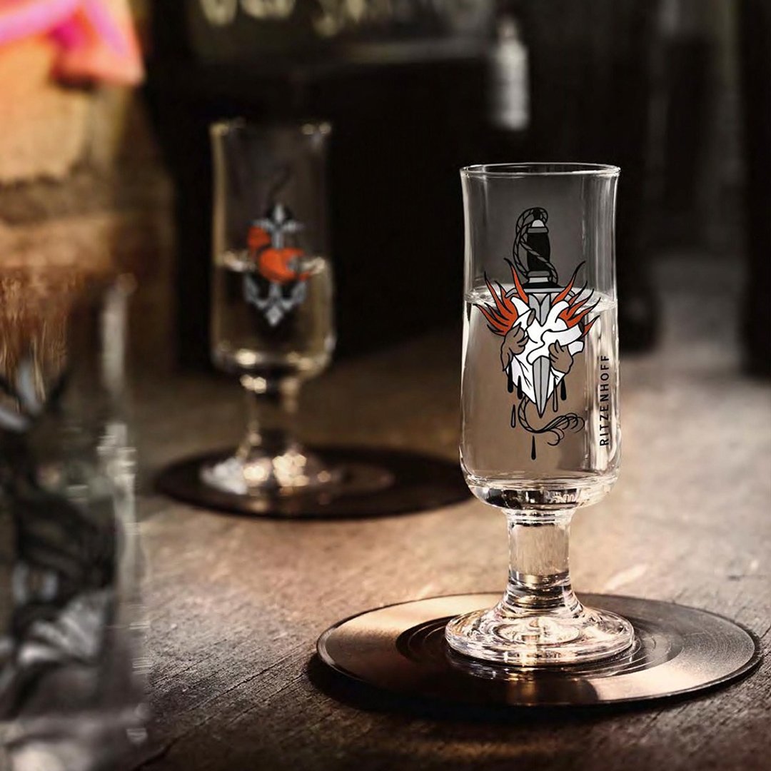 RITZENHOFF SCHNAPPS 新式烈酒杯 - 酒杯/酒器 - 玻璃 灰色
