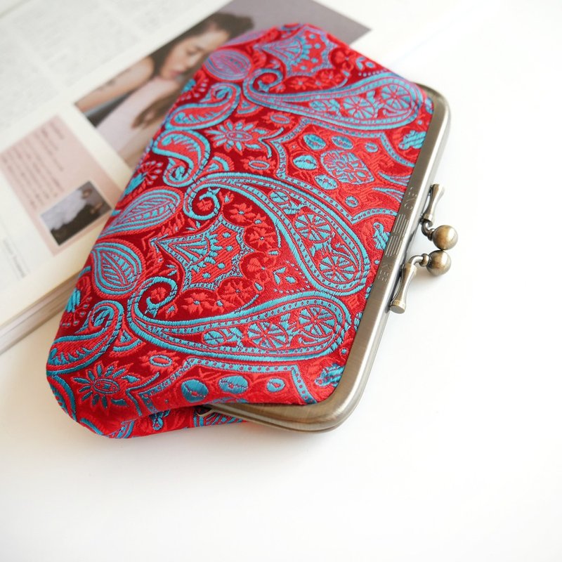 暖调   口金包  子母包 / 零钱包 【台湾制造】 - 零钱包 - 其他金属 红色