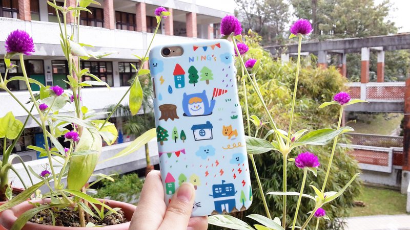 Ning's热转雾手机壳硬壳 浅蓝色#3 - 其他 - 其他材质 