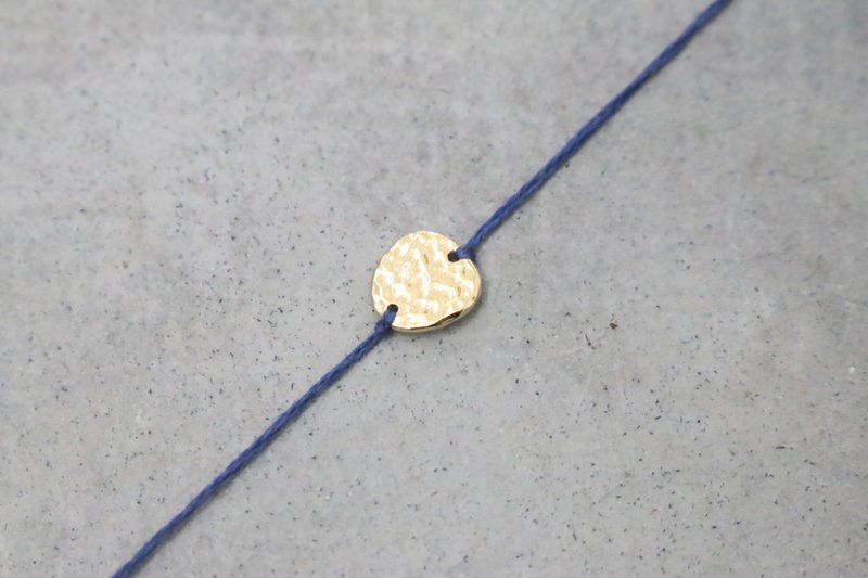 棉线 手链 (0853) 穿心线 - 手链/手环 - 棉．麻 蓝色