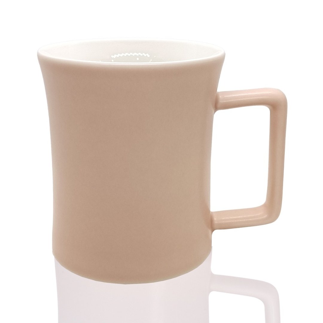 幸福马克杯 / 玫瑰粉 - 咖啡杯/马克杯 - 瓷 粉红色