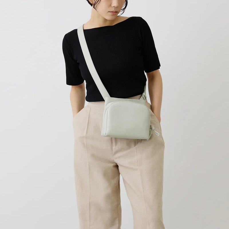 MOTHERHOUSE-Sora 两用斜背包 M-优雅白 - 侧背包/斜挎包 - 真皮 白色