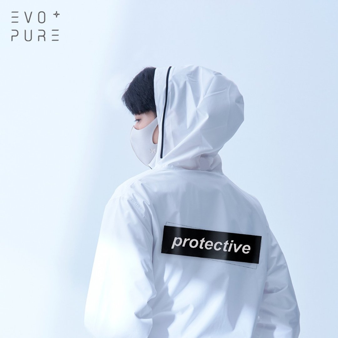 EVOPURE+ 时尚防护夹克 雪炫白 1.0 - 男装外套 - 其他材质 白色