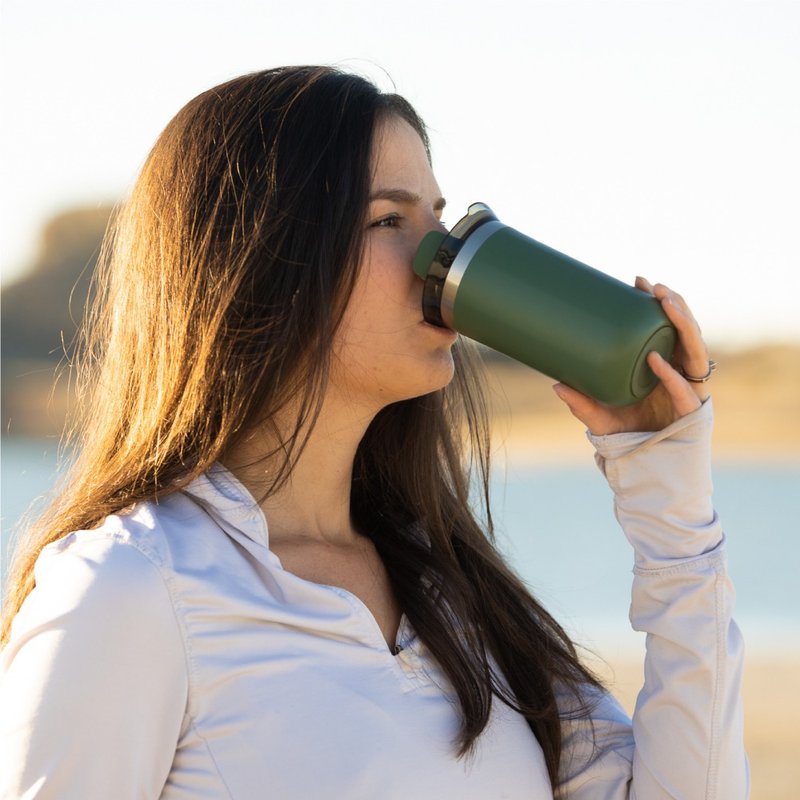 Wacaco Octaroma Lungo随身保温杯M号(300ml)-森林绿 - 咖啡壶/周边 - 其他材质 