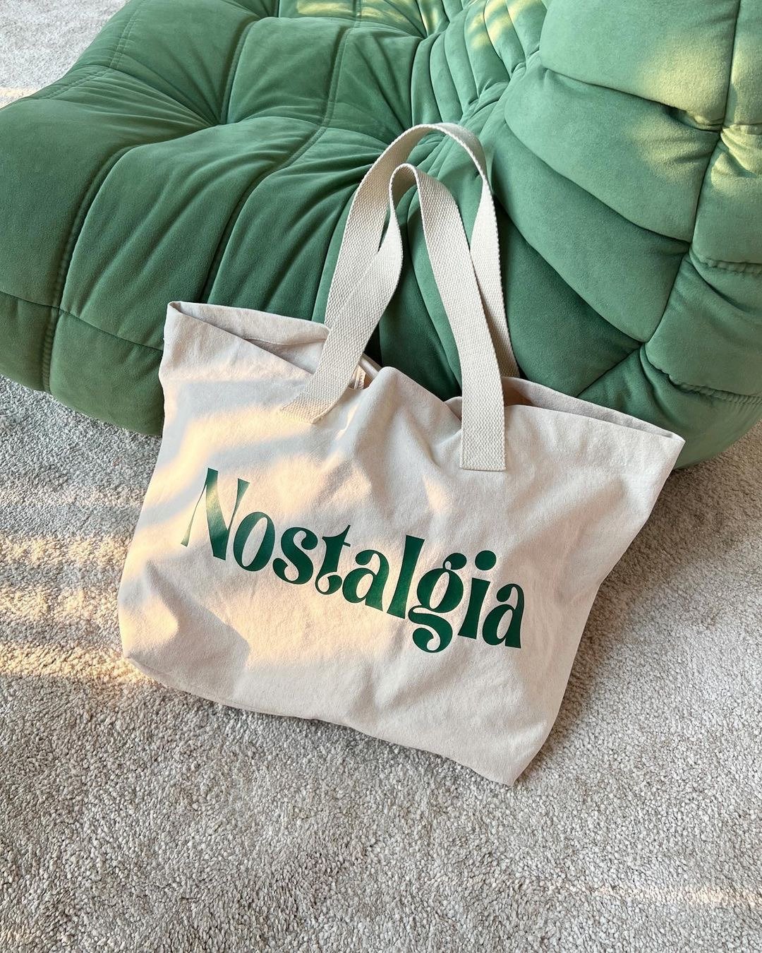 托特包 HAY : Nostalgia Big Tote - Blue / Natural - 其他 - 棉 