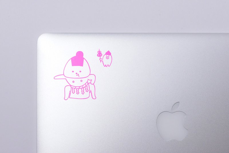 Onigiri sticker _ Dosukoi - 贴纸 - 其他材质 粉红色