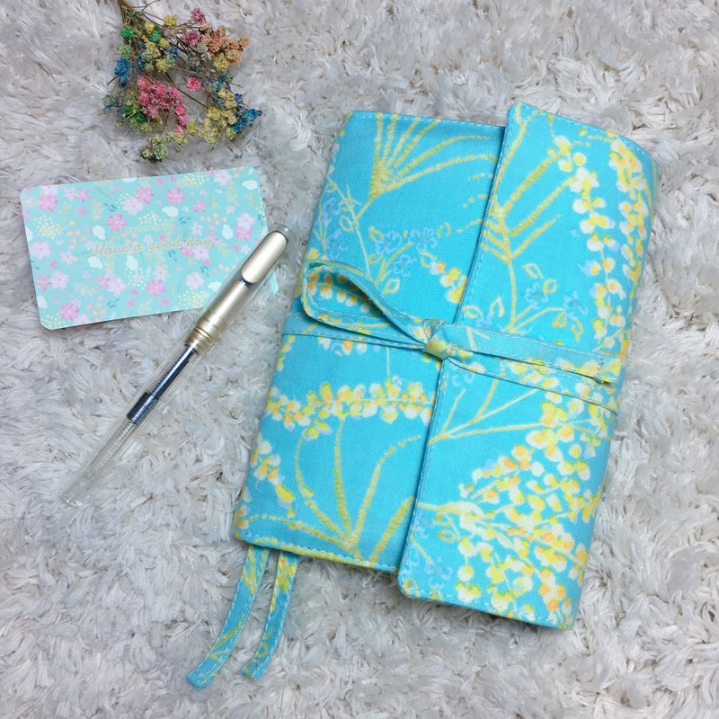 三折式-对开式书套 HOBO适用 仅提供订制 - 笔记本/手帐 - 棉．麻 蓝色