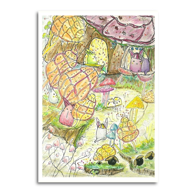 当孢子纷飞时  明信片/万用卡 - 卡片/明信片 - 纸 