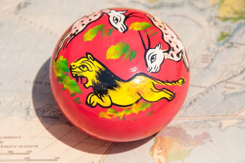 文房具 办公室疗愈 木质纸镇/手绘纸镇/纸镇 Paperweight-老虎 鹿 - 其他 - 木头 多色