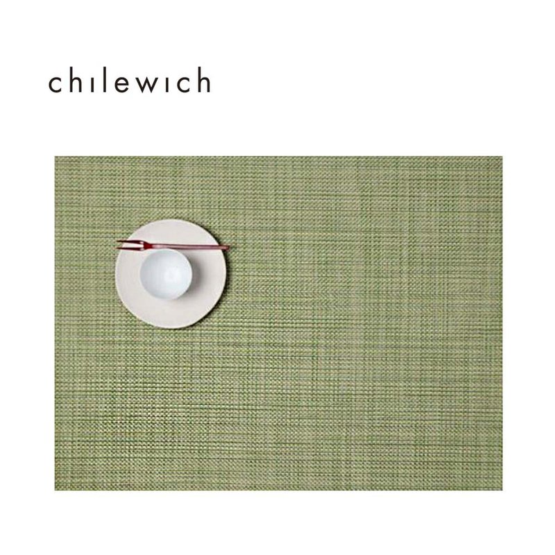 Mini Basketweave 细网系列-长方形餐垫36x48cm(莳萝绿/Dill) - 餐垫/桌巾 - 塑料 绿色