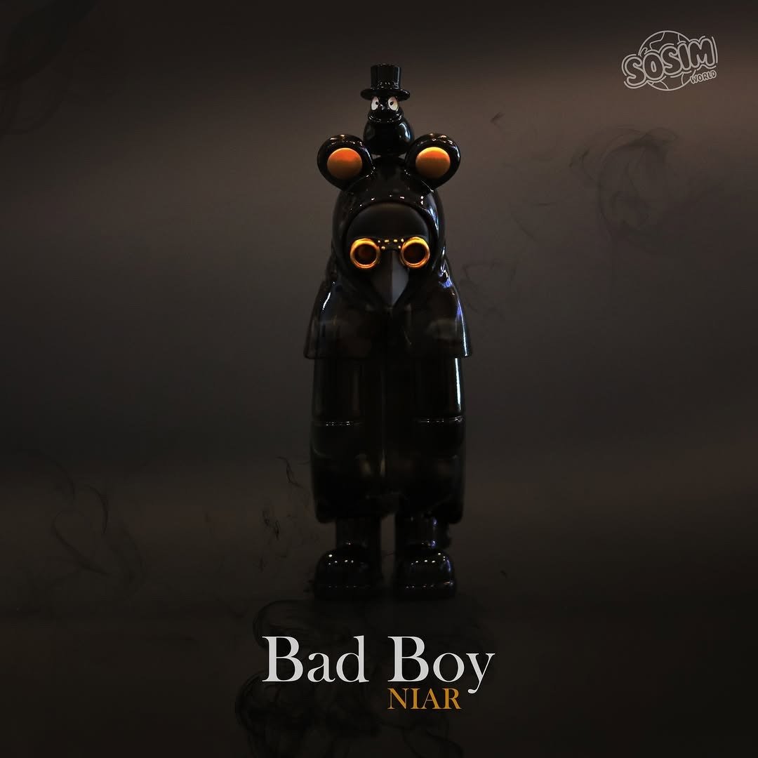 Niar_Bad boy(限量10个) - 玩偶/公仔 - 树脂 黑色