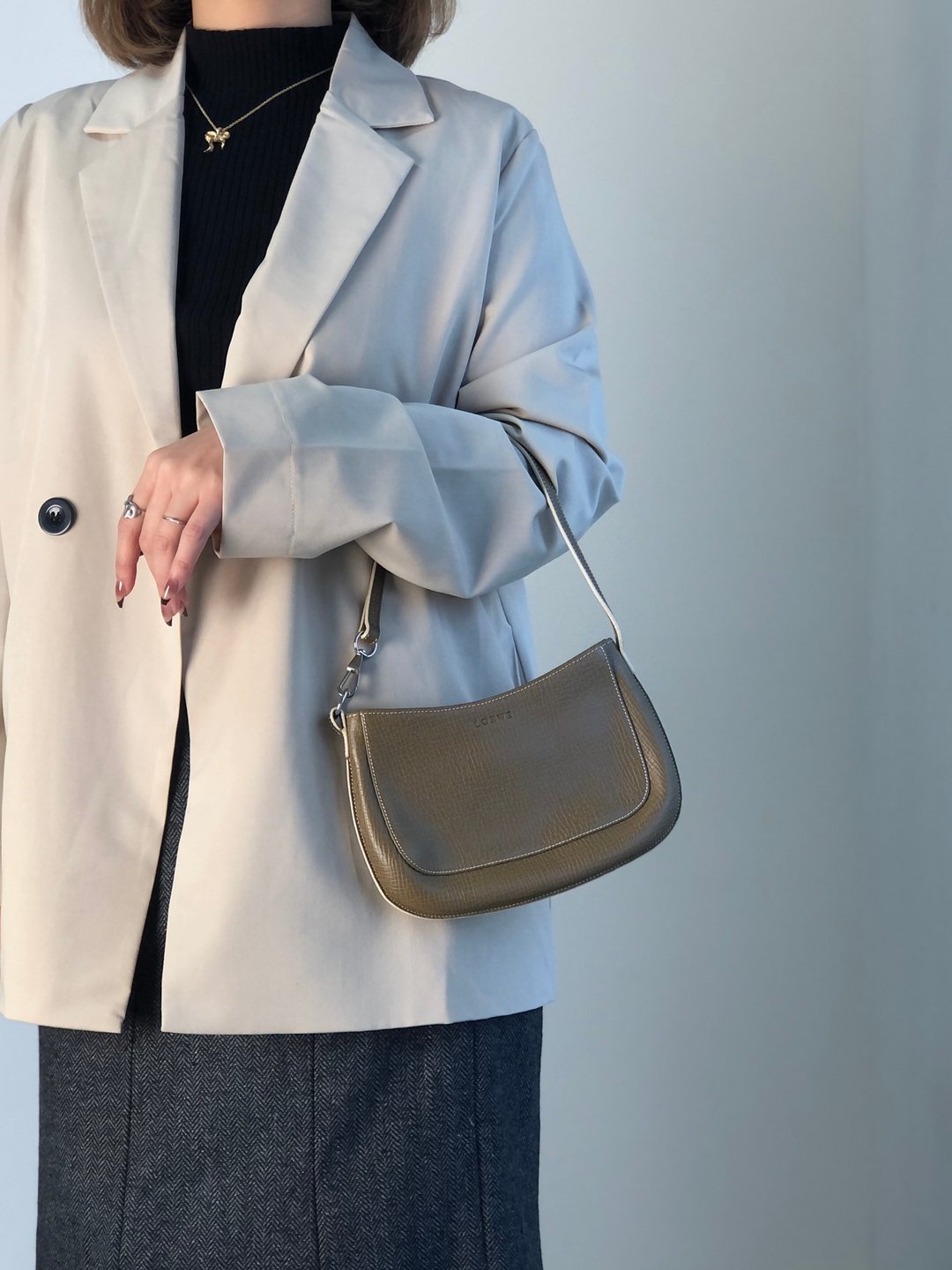 【 日本直送 名牌中古包 】LOEWE 罗威 手提包 棕色 标志 皮革 vintage 古董 p88ju4 - 手提包/手提袋 - 真皮 咖啡色
