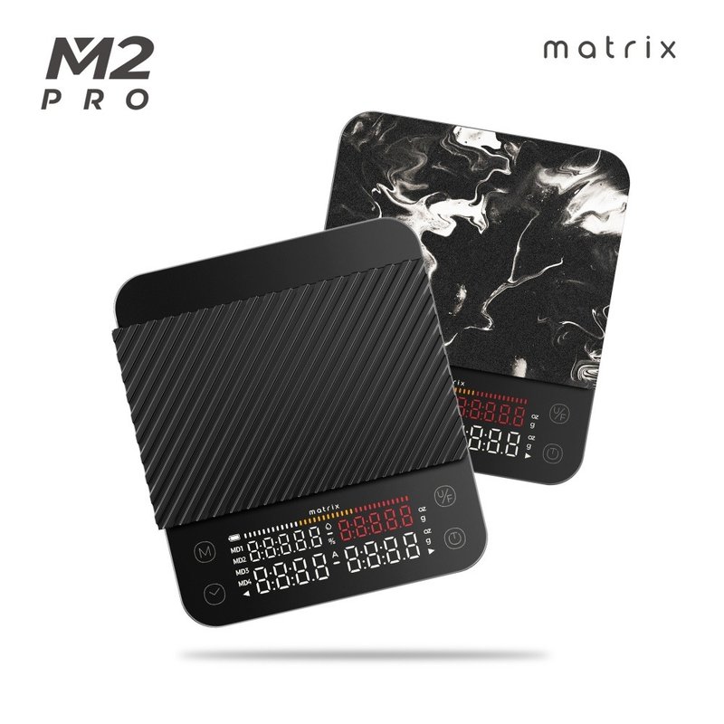 【Matrix】M2 Pro AI大师 义式手冲 LED四显流速粉水比咖啡秤 - 咖啡壶/周边 - 塑料 