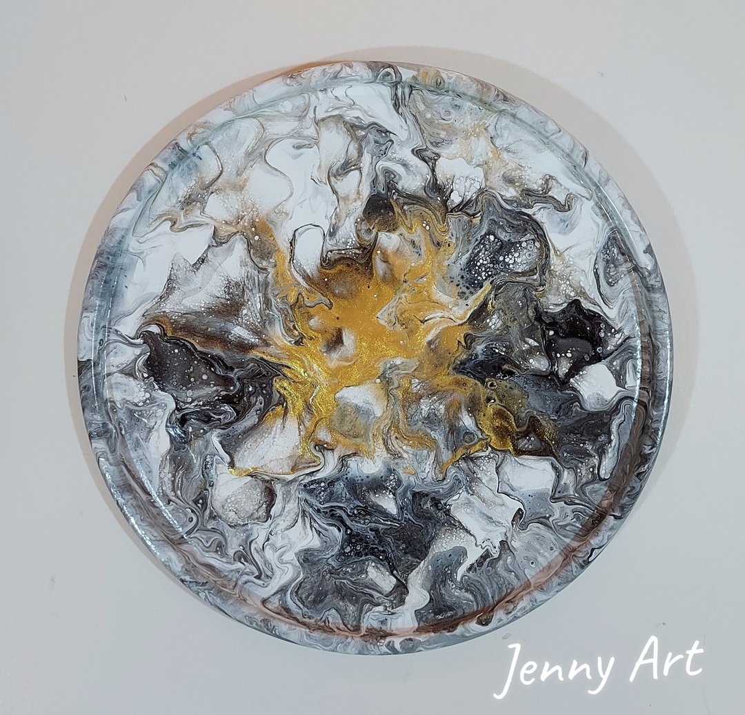 【金采】系列 - 黑 抽象画 画作 挂画 居家摆设 居家生活 - 海报/装饰画/版画 - 其他材质 黑色