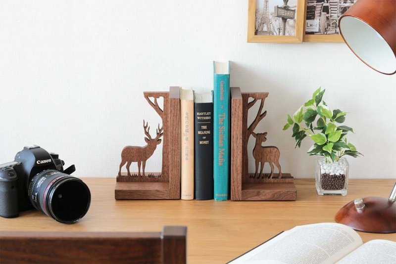 旭川工艺 工房 Arms Book Stand 书挡 - 书架/书挡 - 木头 