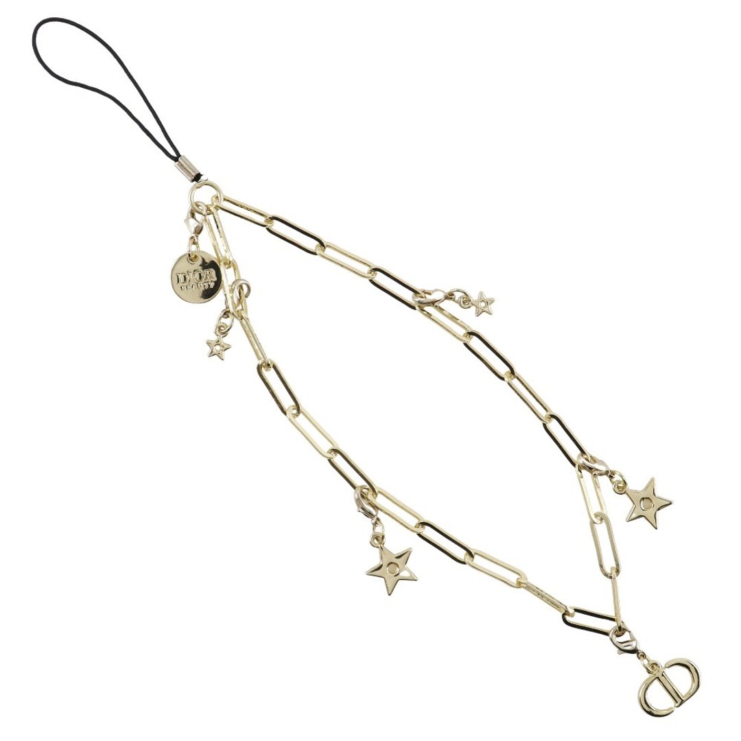 [日本直送] Christian Dior Charm Star Logo 手机挂绳，搭配金金属星星 [二手] - 吊饰 - 其他金属 金色