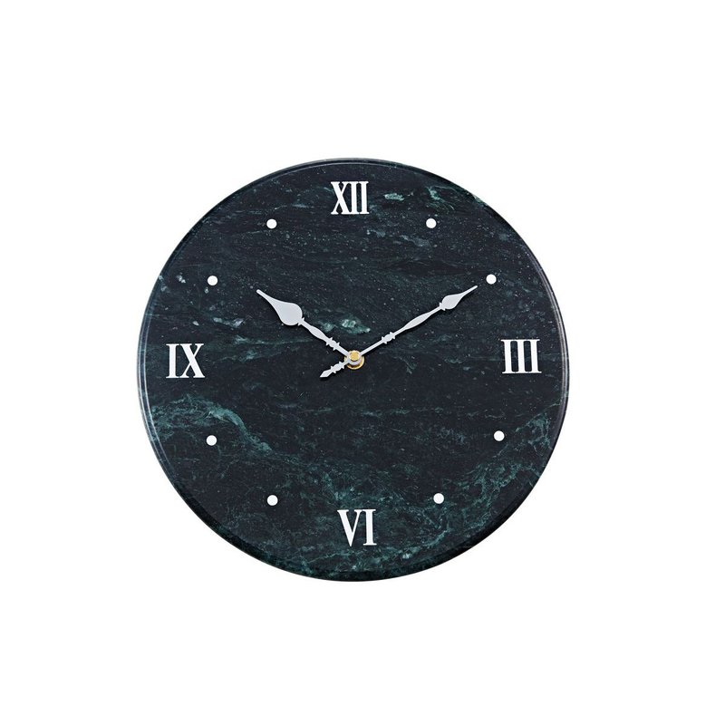 天然大理石时钟【典雅绿】 - 时钟/闹钟 - 石头 绿色