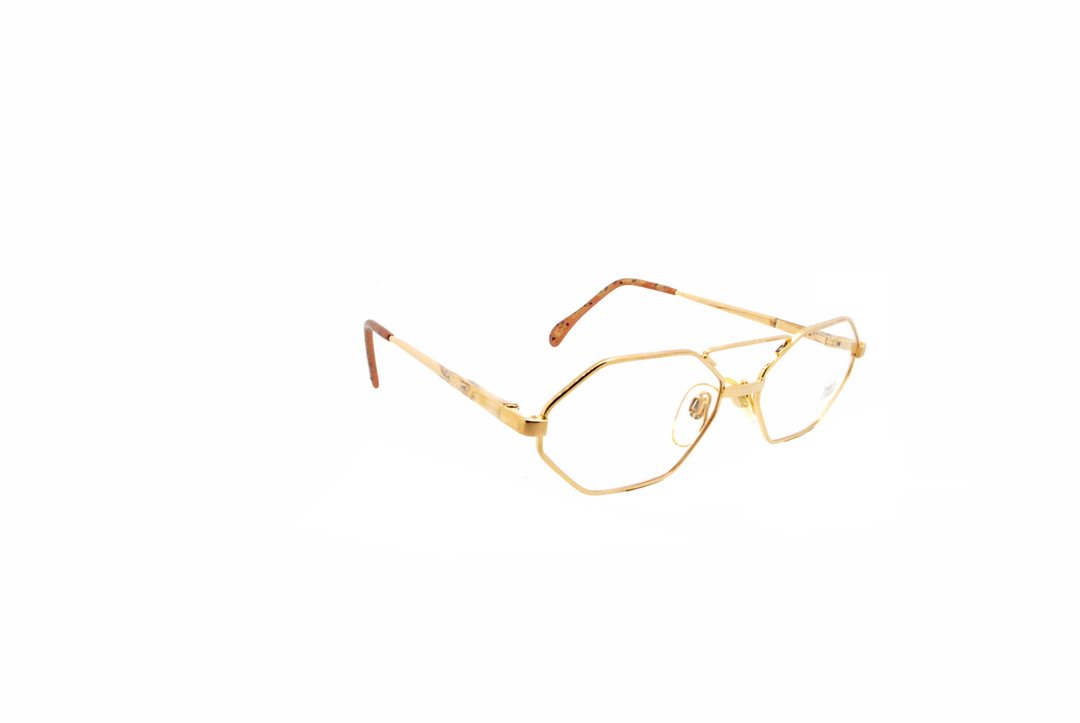 可加购平光/度数镜片 Enrico Coveri Mod.322 600 90年代古董眼镜 - 眼镜/眼镜框 - 塑料 金色