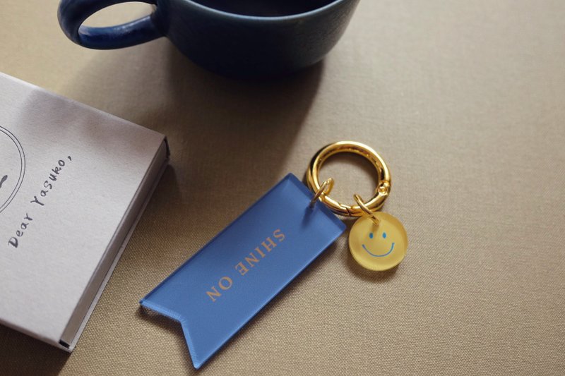 最受欢迎*圣诞交换祝福首选【好运1+1套组】你最闪钥 - 吊饰 - 压克力 蓝色