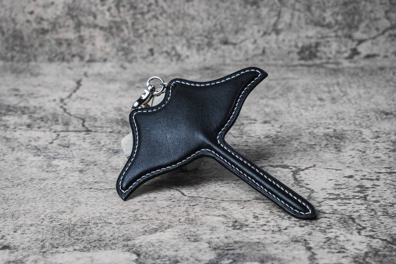 DB-MT01 革创作 Mini魟 造型吊饰 - 钥匙链/钥匙包 - 真皮 