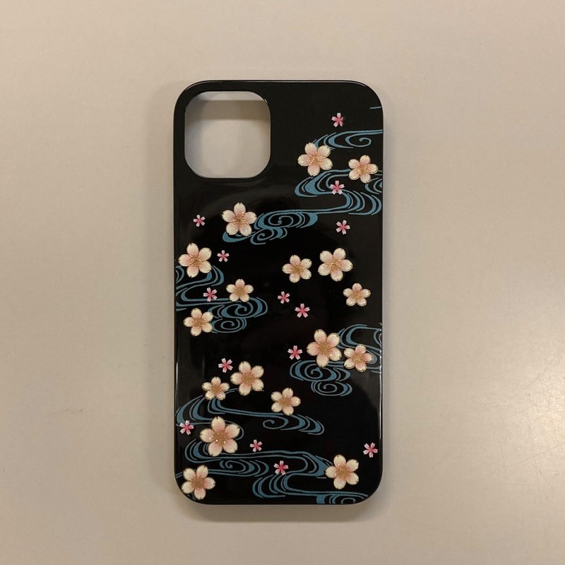 日式莳绘 iPhone 保护壳 iPhone 15 系列 高莳绘 樱花 山中漆器 - 手机壳/手机套 - 其他材质 