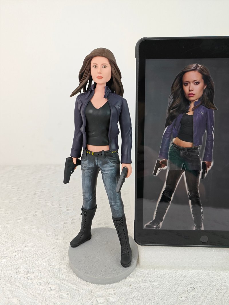 客制化人物公仔 人偶 3D人像画 似颜绘 肖像 定制 生日 纪念 38 - 玩偶/公仔 - 粘土 多色