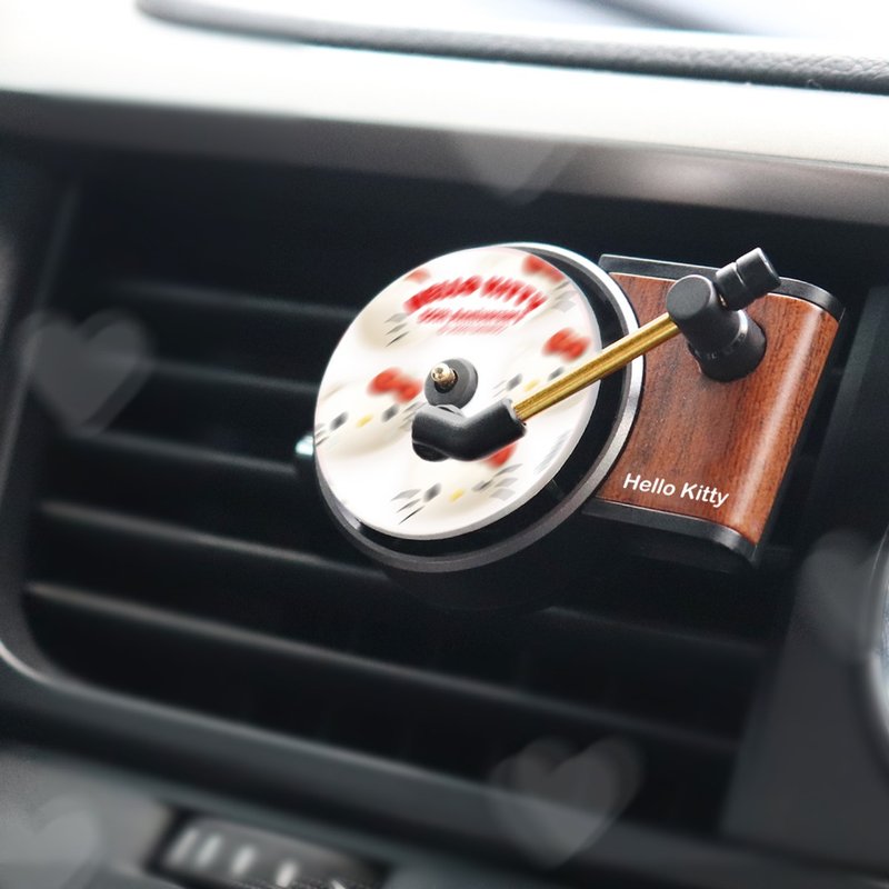 GARMMA Hello Kitty 50th 汽车芳香剂-唱片款 - 香薰/精油/线香 - 其他金属 