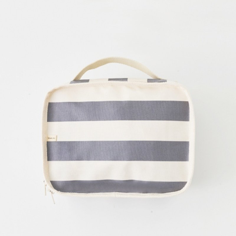 尿布/奶瓶 外出收纳包 圣托里尼  MARURU - 妈妈包 - 棉．麻 黑色