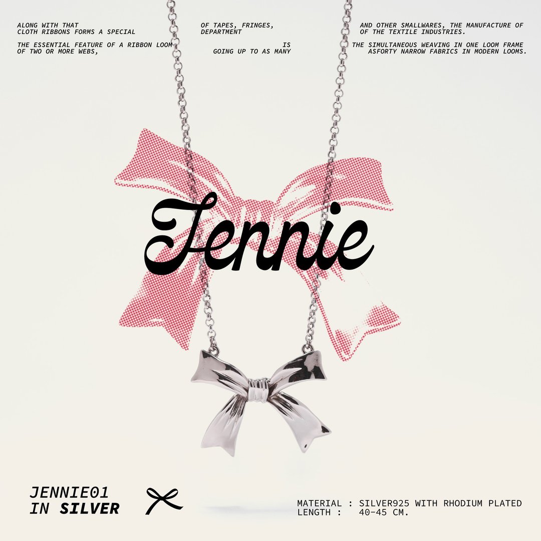 Ctrlshift - JENNIE01 (银色款) - 项链 - 纯银 