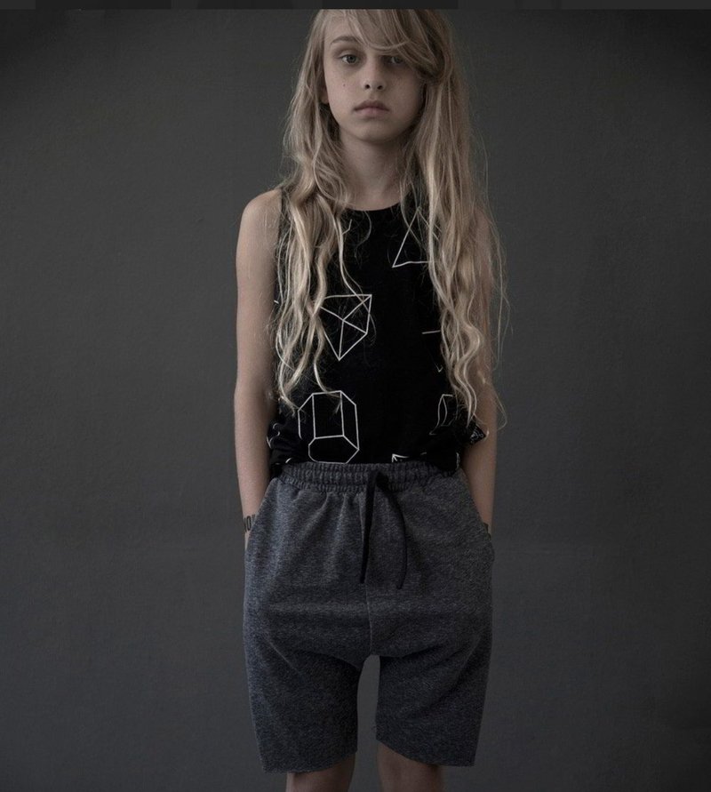 2016春夏 NUNUNU RIDING SHORT PANTS - 其他 - 纸 黑色