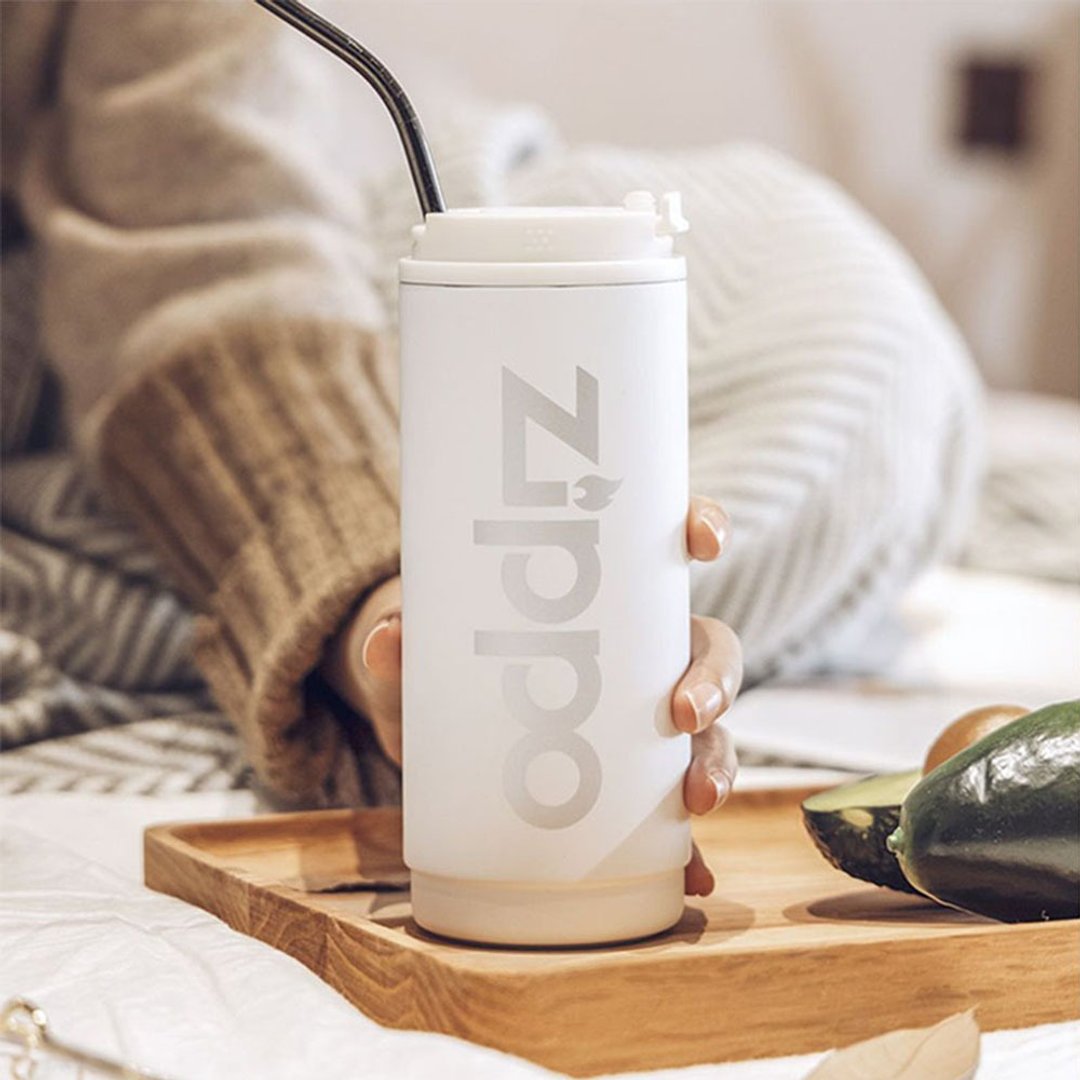 【ZIPPO官方旗舰店】城市系列-通勤咖啡杯 420ml 、专属杯套 - 保温瓶/保温杯 - 不锈钢 