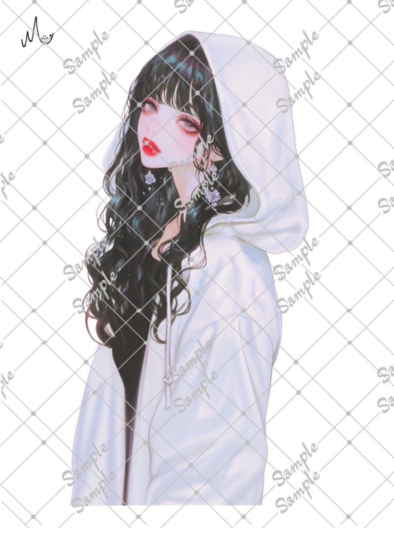 原创人物贴纸 11月新品 - 贴纸 - 纸 