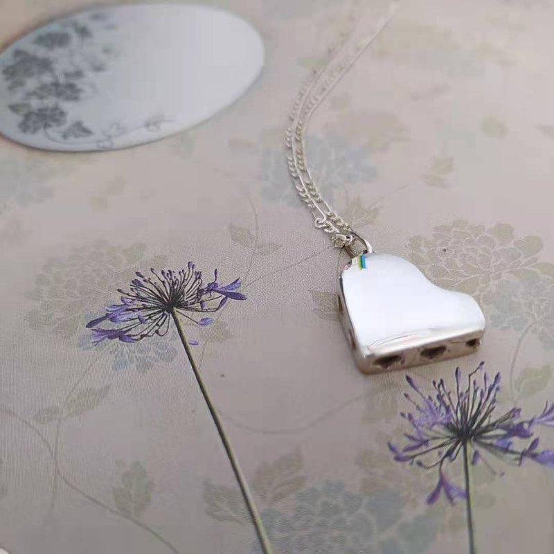 给每天清晨弹琴的你 - 纯银925项链 - 展示品特价 - 项链 - 纯银 银色