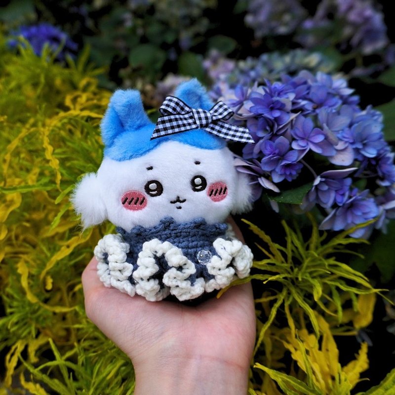 夜光琉璃-露珠日夜 | 娃衣 吉伊卡哇 ちいかわ Chiikawa 10cm - 玩偶/公仔 - 棉 蓝色