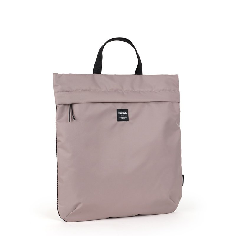 TOOLI系列 | 14寸笔电斜背手提包 ARI(灰粉红) MacBook 适用 - 电脑包 - 聚酯纤维 粉红色
